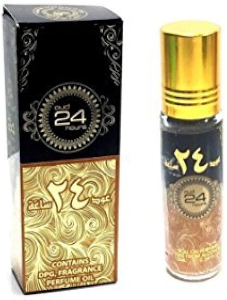 Oud 24 Hours | Box of 12 | Roll-on Perfume Oil | 10ml | Ard Al Zaafaran | Parfum