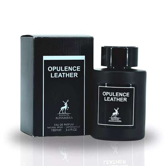 Opulence Leather | Amber & Leather | Eau de Parfum | 100ml | Maison Alhambra
