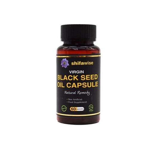 Shifawise | Virgin Black Seed Oil Capsule | 60 Capsules | Natural Remedy
