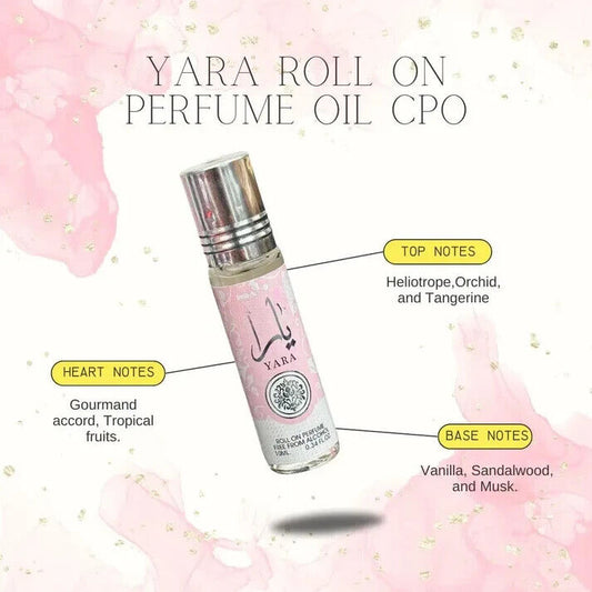 Yara Perfume Oil | Pack of 3 | 10ml Each | Ard Al Zaafran